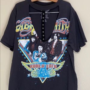 F21 aerosmith graphic shirt